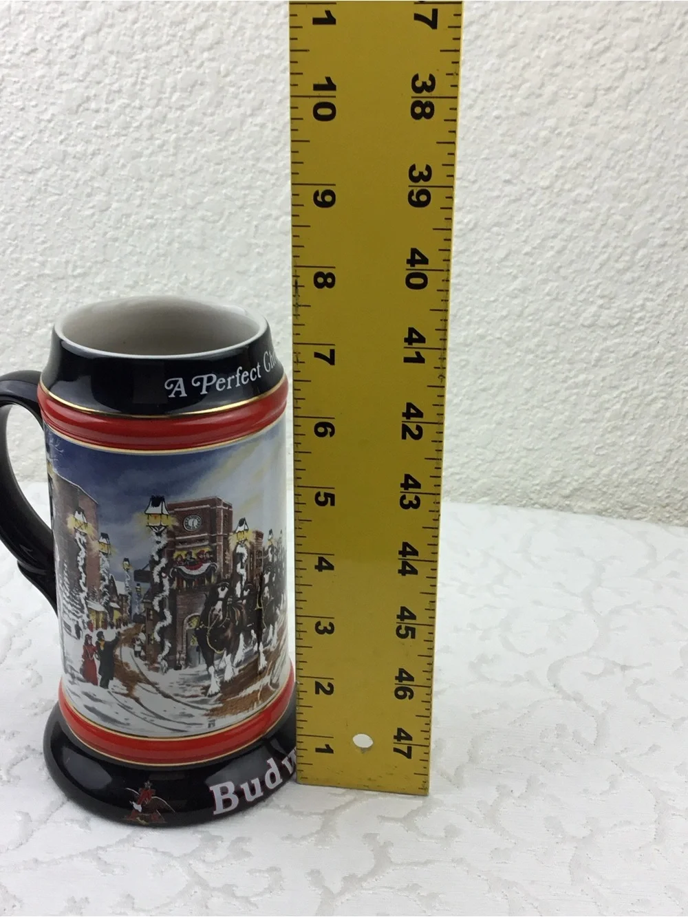 Collector’s Series 1992 Budweiser Mug APerfect Christmas Cup by Susan Sampson.